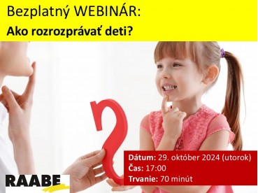 Rozrozprávaj sa! Problémy s rečou u detí v MŠ   | 29.10.2024