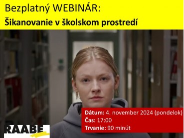 Šikanovanie v školskom prostredí   | 04.11.2024